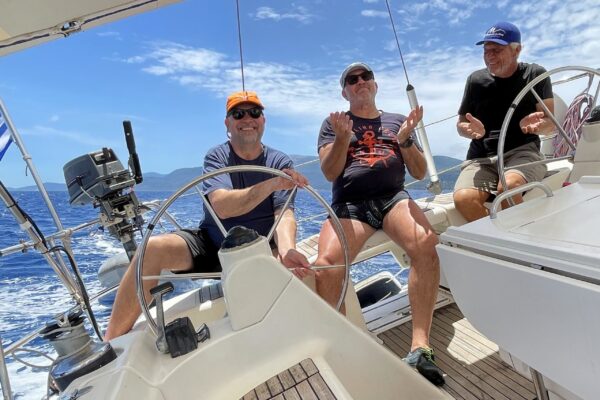 Martin mit Crew
